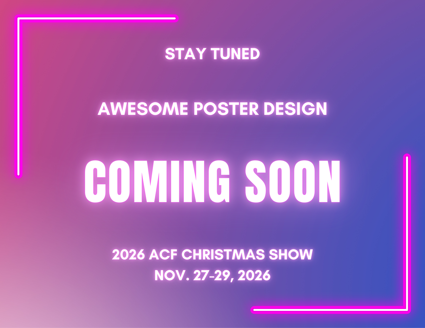 2026 Christmas Show - Member Booth Fee