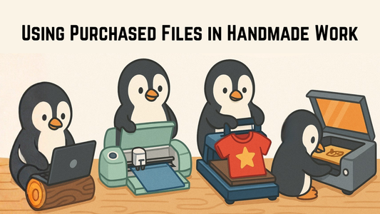 Using Purchased Digital Files in Handmade Work