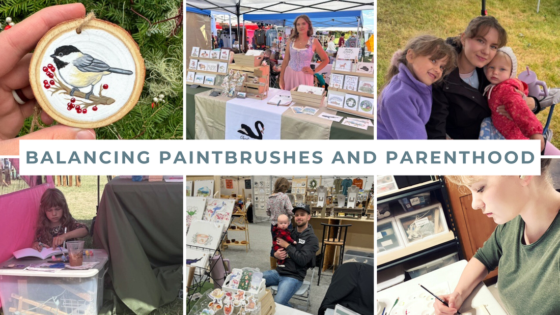 Balancing Paintbrushes and Parenthood