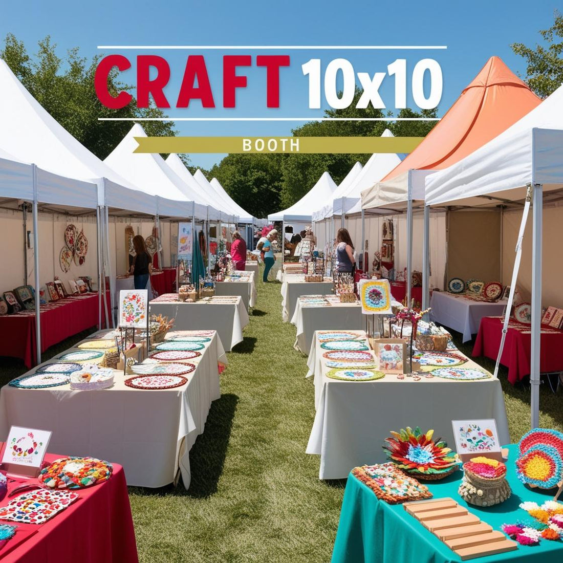 Table Arrangements for a 10x10 Booth